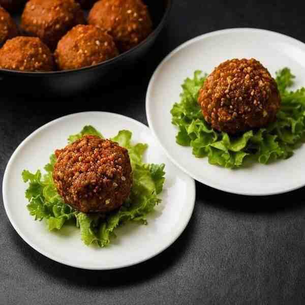 Закуска с мясным фаршем Клубочки ниток